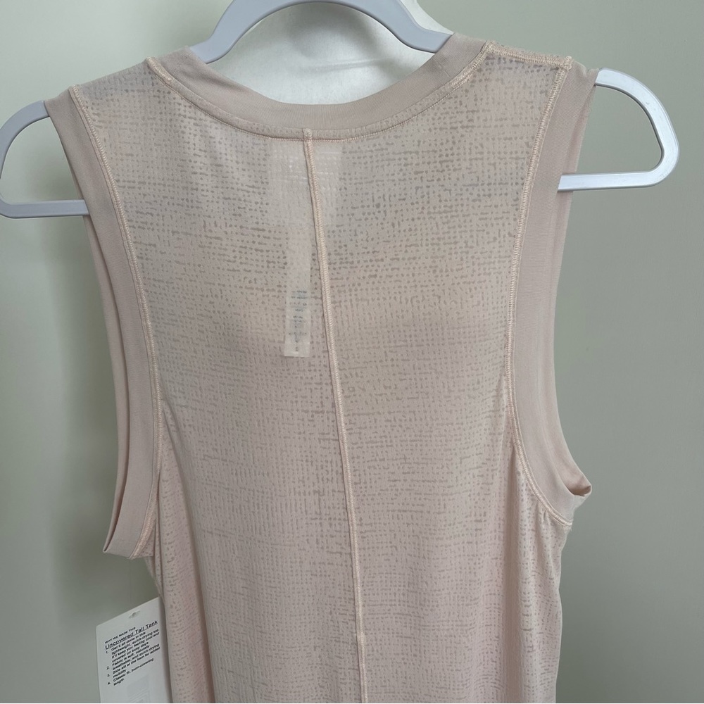 Lululemon Uncovered Tall Tank Silk Rose Size 8 NEW - Picture 10 of 13